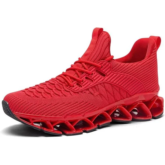 Men\'s Red Casual Fashion Comfortable Non Slip Sport Trainer Athletic Shoes Amazon.com | MAIITRIP Mens Gym Shoes,Athletic Running Shoes  main image 3